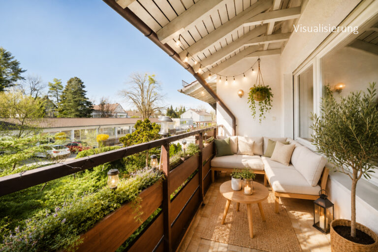 Herrlicher Süd-Balkon