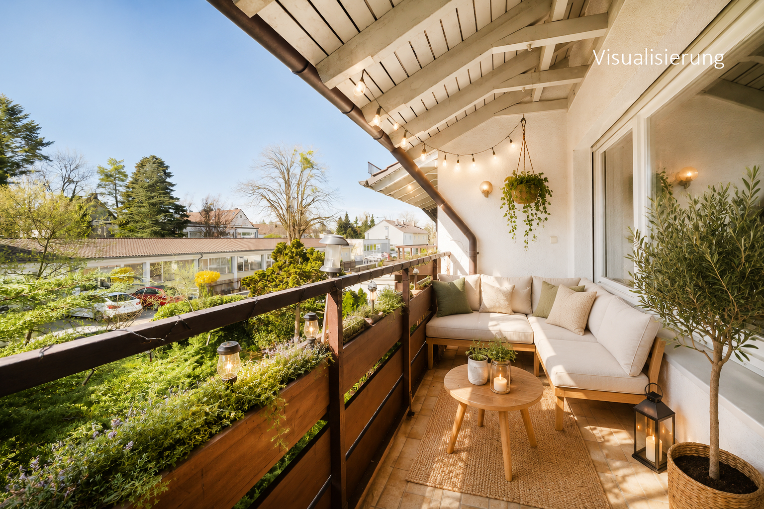 Herrlicher Süd-Balkon