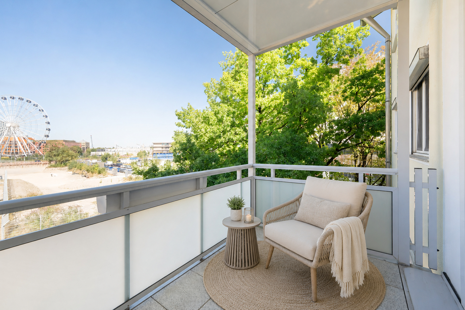 Herrlicher West-Balkon