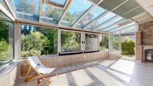 Charmanter Wintergarten