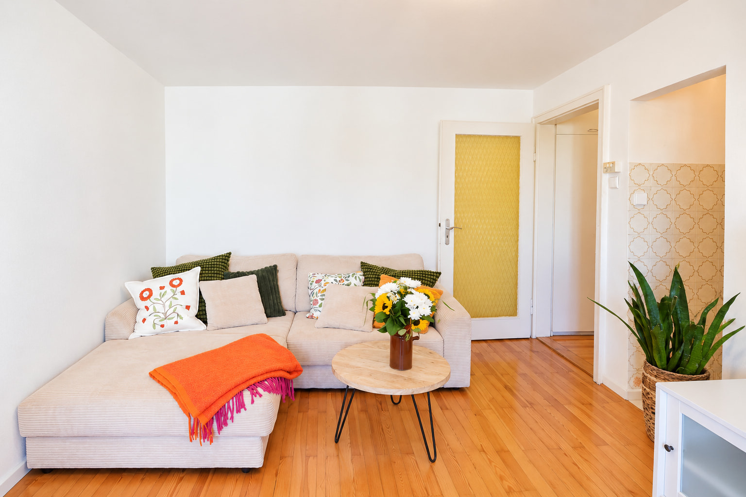 Gemütliche Sofaecke